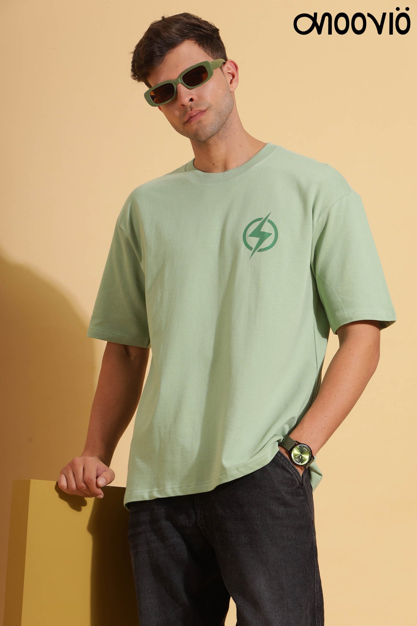 Light green premium tshirts for men