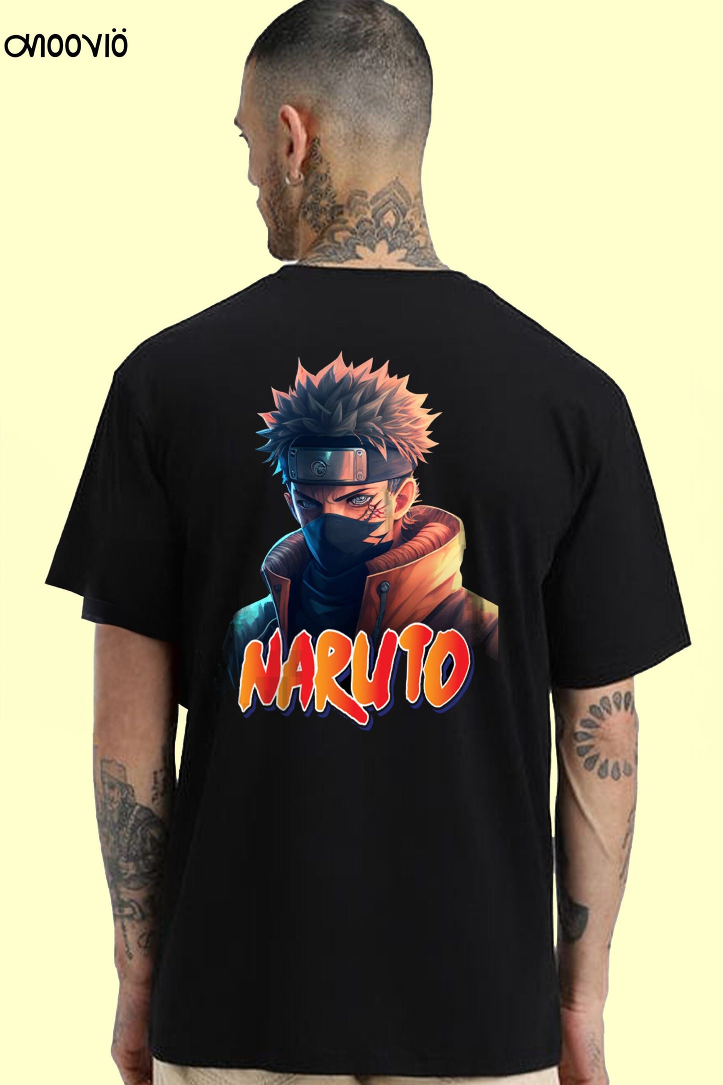 Free-Spirit Black Color Unisex Premium Oversize Tee