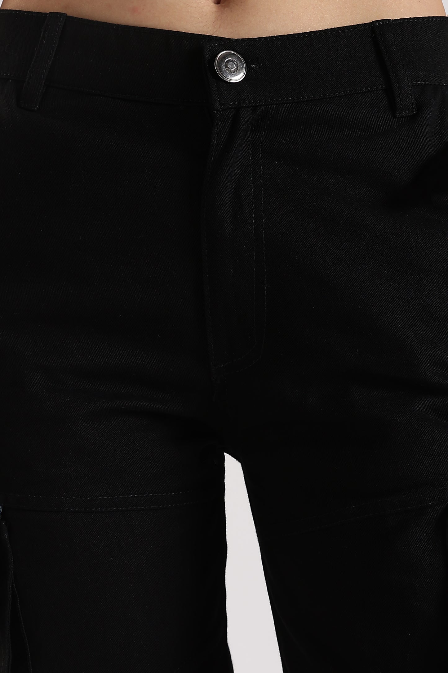 Black baggy jeans for female