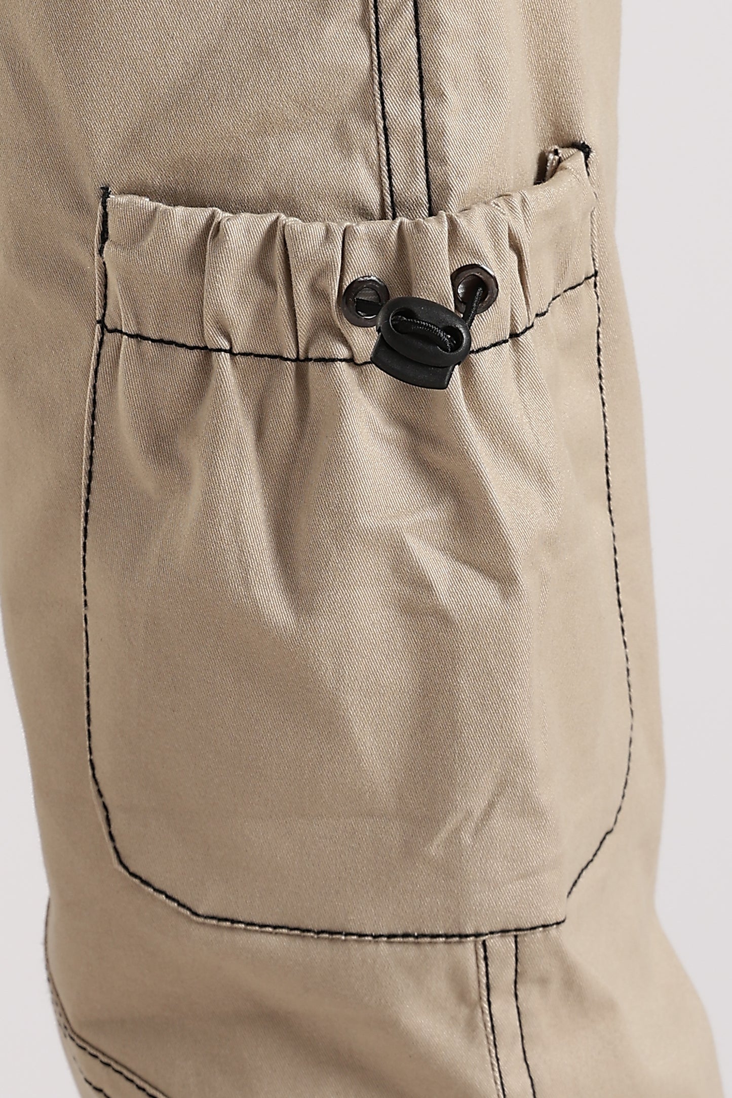 Moovio Beige Cargo Pants for Women