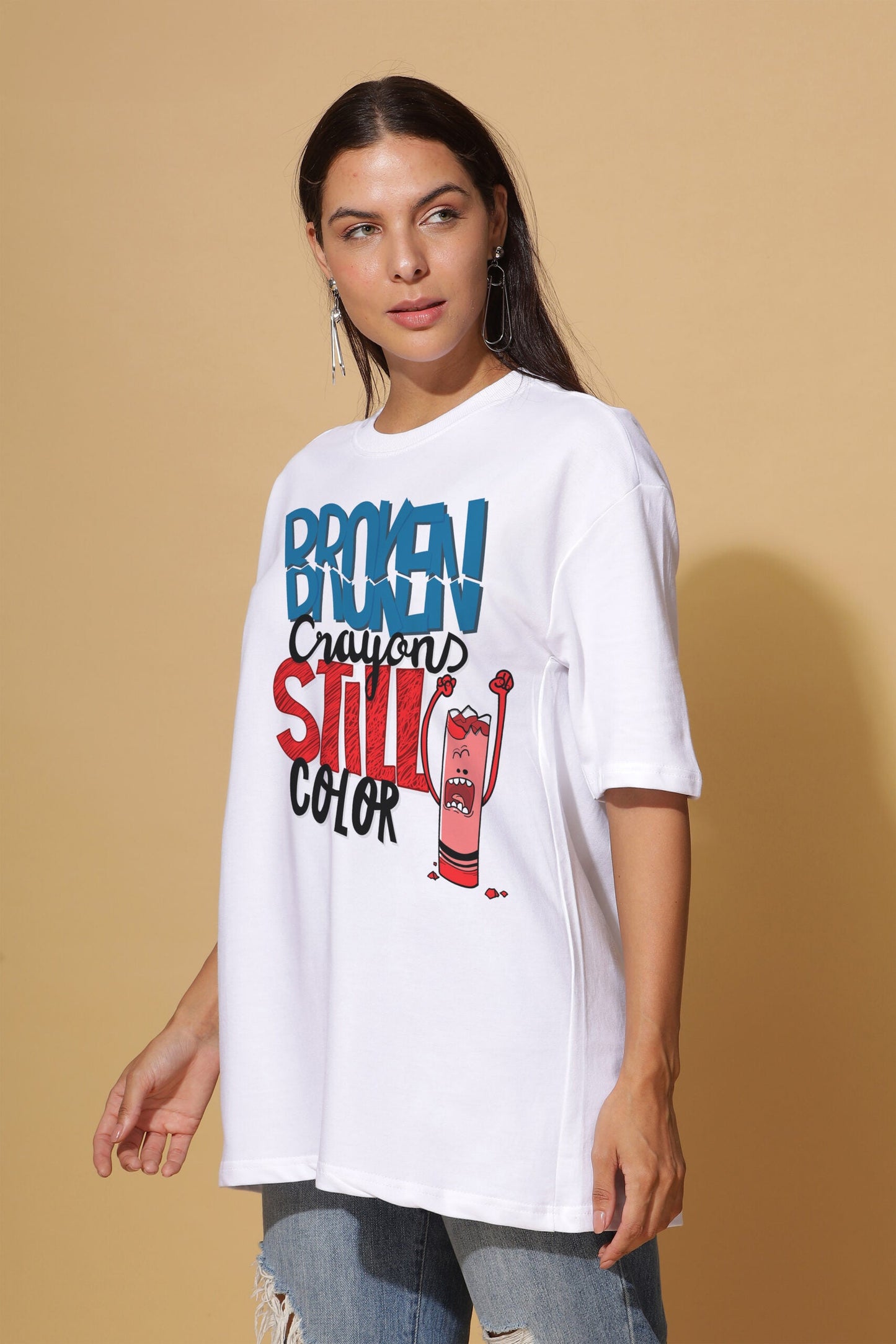 White Premium Oversize Tee