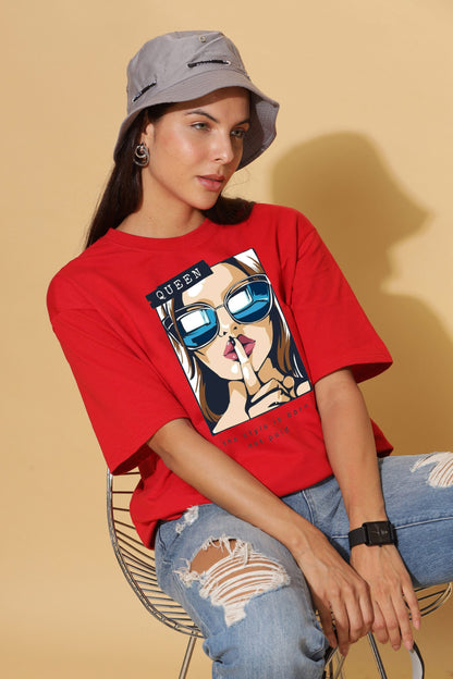 SAVAGE GIRL premium oversize tees