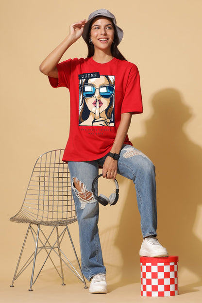 SAVAGE GIRL premium oversize tees