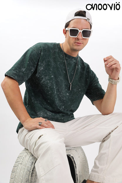 Men's Green Acid-Wash Exclusive collections