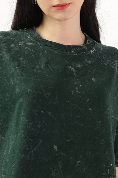 Women's Green Acid-Wash Exclusive collections
