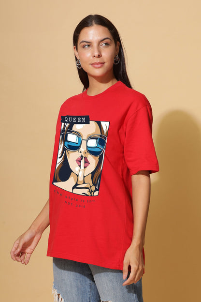 SAVAGE GIRL premium oversize tees