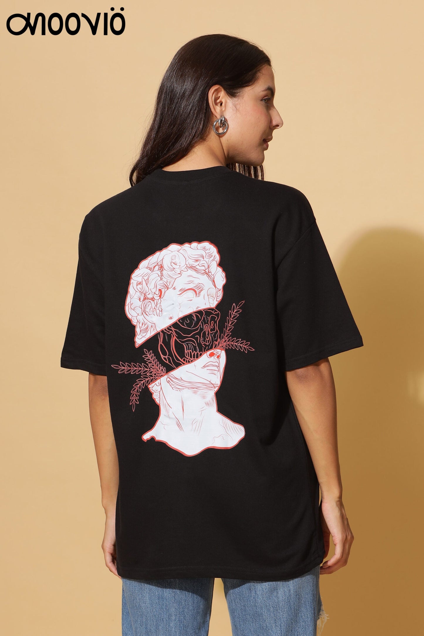 Women's FOSSILE Printed Premium Oversize Tee