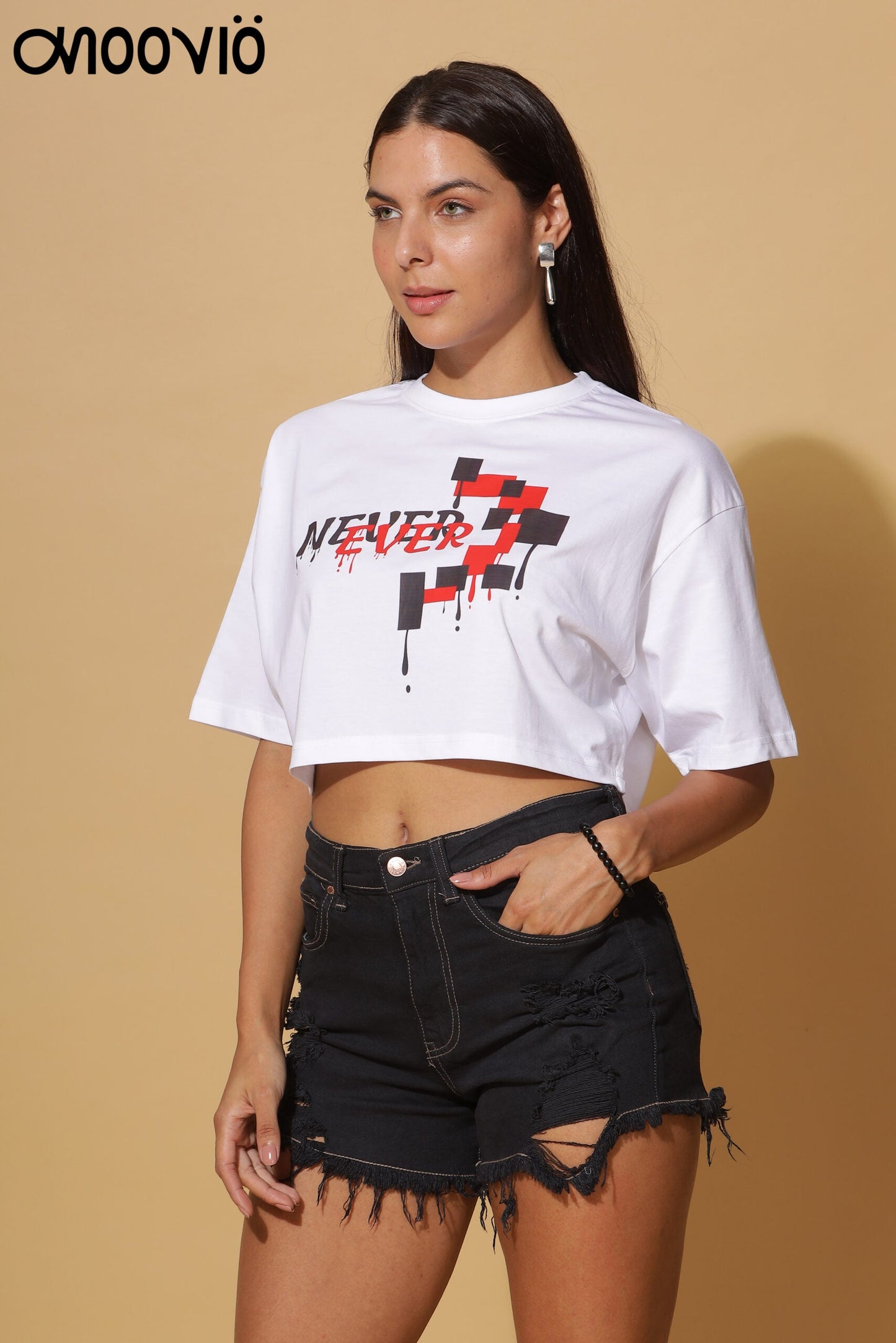 NEVER EVER Premium Crop-Top