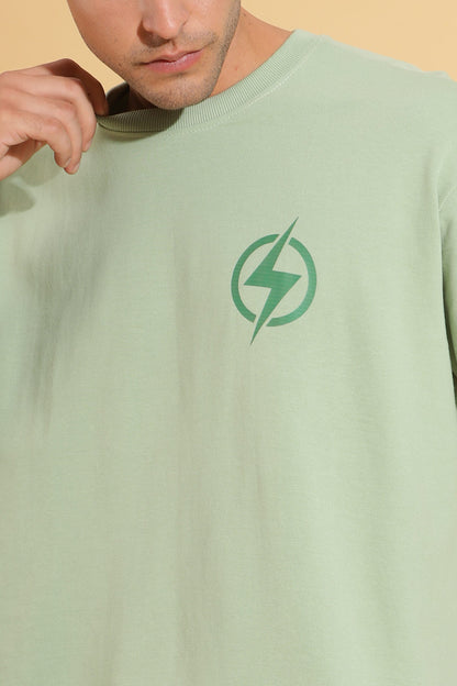 Light green premium tshirts for men