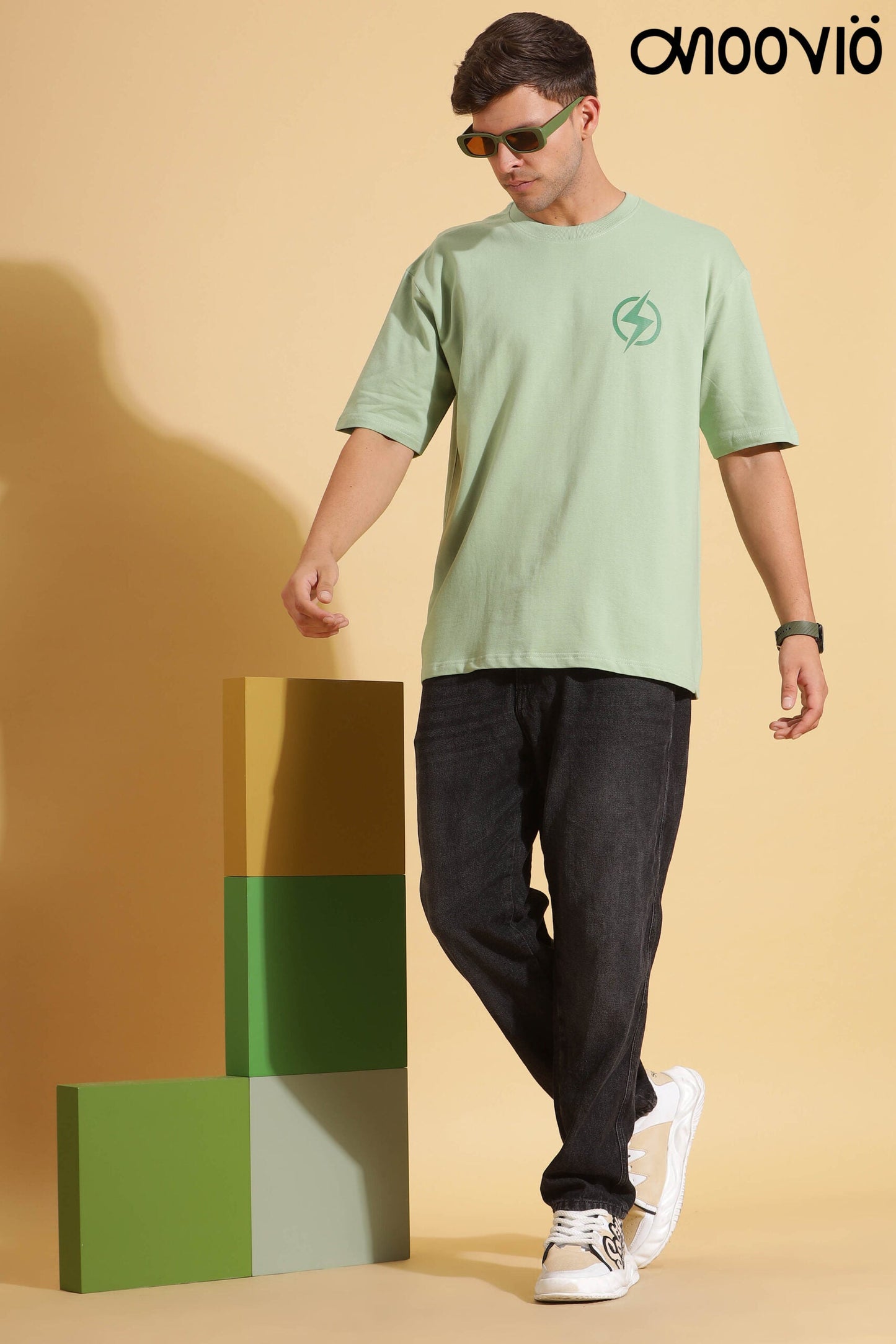 Light green premium tshirts for men