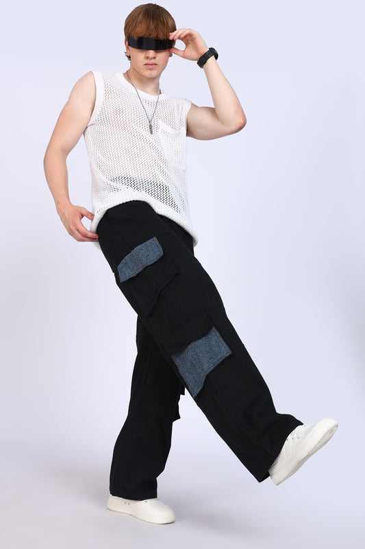 Black baggy jeans for male