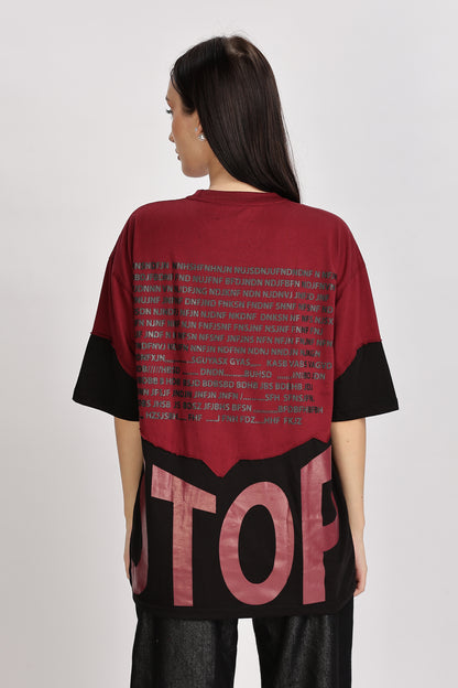"NEVER STOP" Tees for female