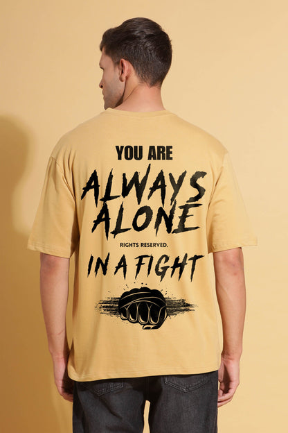 Moovio Luxe Beige Premium Oversize Tee