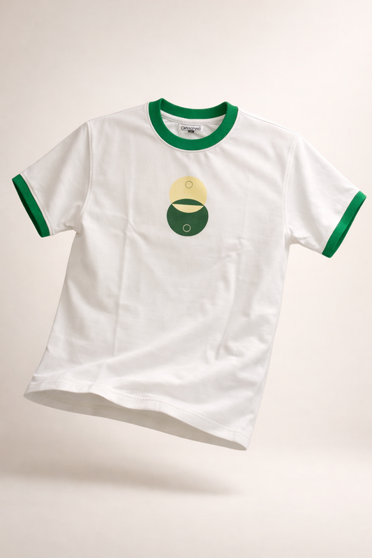 Unisex Yin Yang Ringer Tee